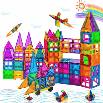 KIPA GAMING MagPlay 40pcs Magnetic Tiles Building Blocks Toys - Constructing and Creative Learning Educational STEAM Toy for Kids Age 3+ - Multicolor