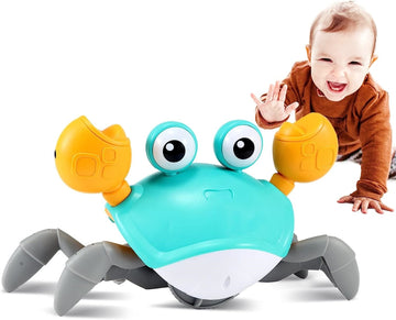 Kipa Toddyz Crawling Crab Baby Musical Toy: LED Lights, Rechargeable Battery, Interactive Learning for Kids, Toddlers & Infants