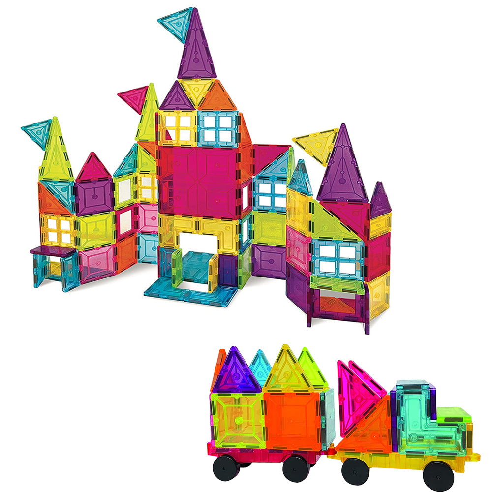 KIPA GAMING MagPlay 76pcs Magnetic Building Tiles & Blocks - Open-Ende