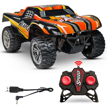 Kipa Gaming Rowdie Rodie Drifting Off-Road Remote Control Car | 2GHz Controller System RC Car | 1:24 Scale 2WD Racing Car for Kids | Boys 3+ Years - Orange