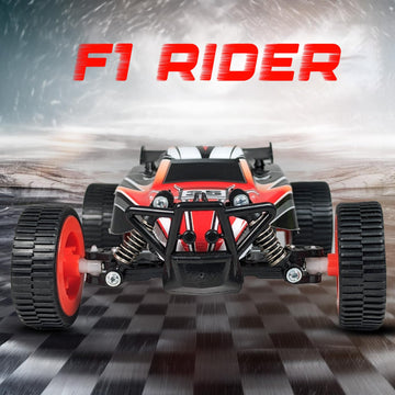 F1 RC Car High Speed Mini 1:24 Scale USB Rechargeable Remote Control Car for Kids | Racing Car with Lithium Battery - Red