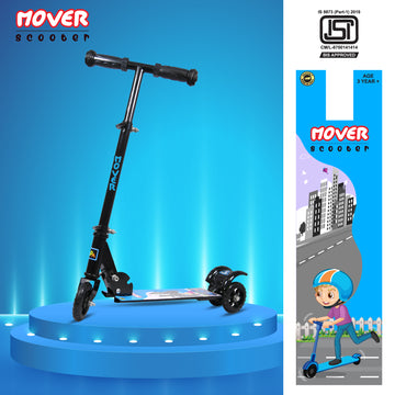 Foldable KIPA Gaming Kick Scooter for Kids Ages 3-6 | 3-Wheel Scooter with Adjustable Heights | BIS Certified | Max Weight 20kg | Blue & Yellow